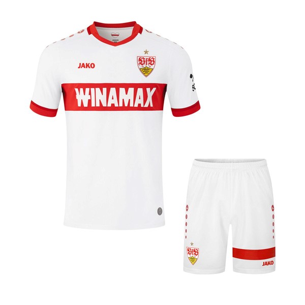 Camiseta VfB Stuttgart Replica Primera Ropa Niño 2024/25